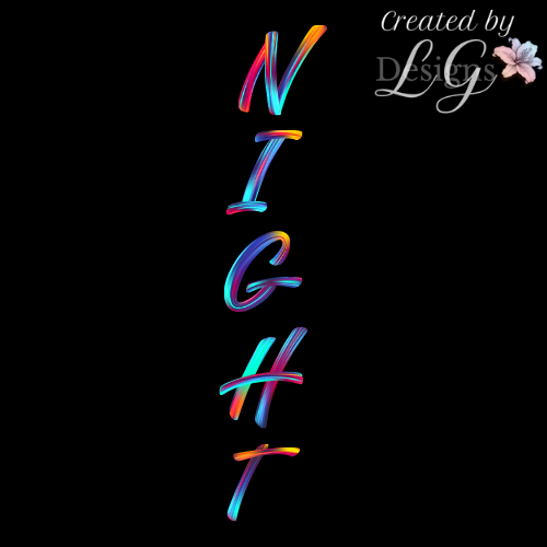 Custom typography graphic