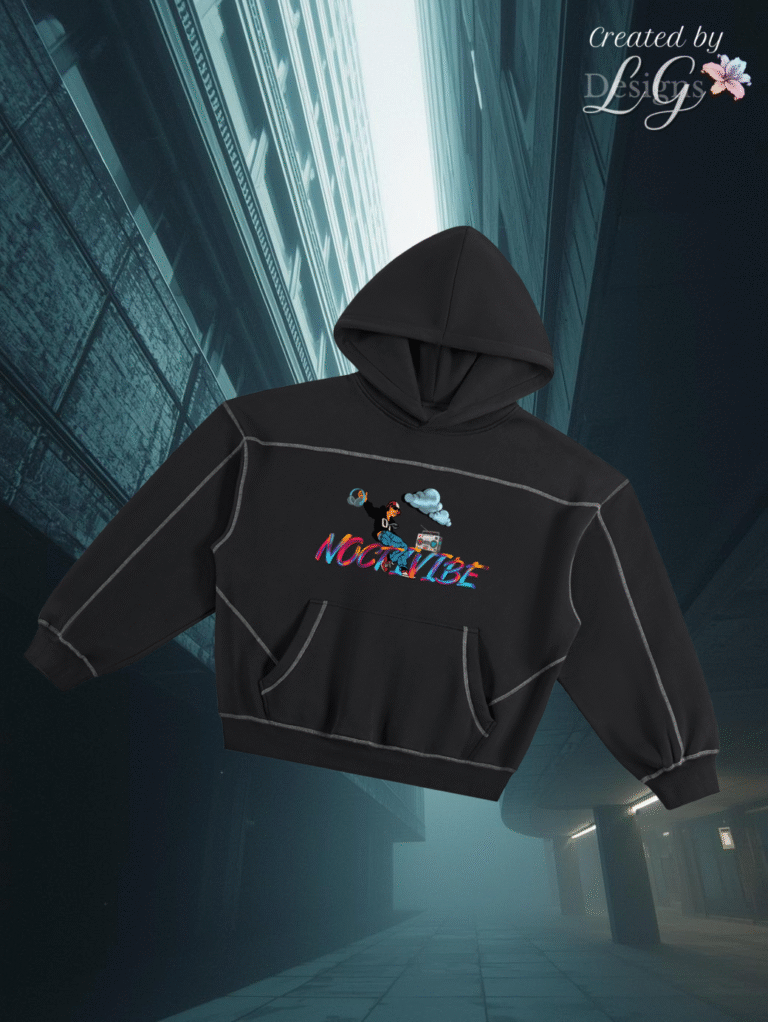 Custom urban street wear hoodie with custom graphic